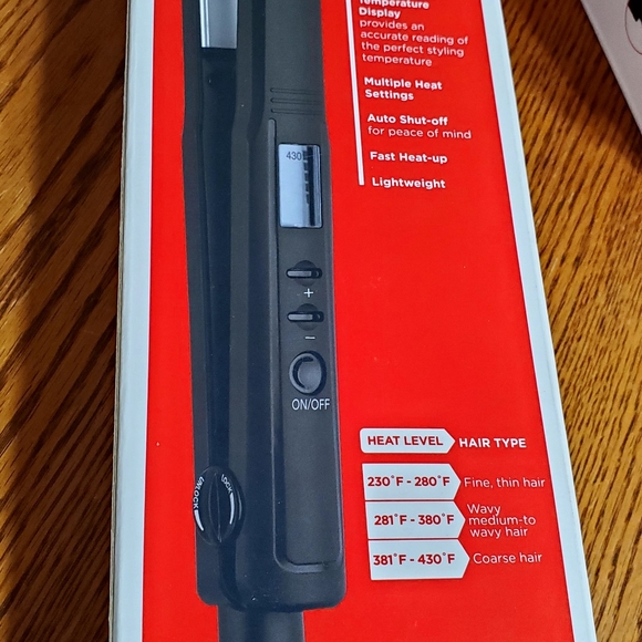 Revlon Rvst2082 Tourmaline Ceramic Digital Straightener, 1 Inch, Black - Picture 4 of 5